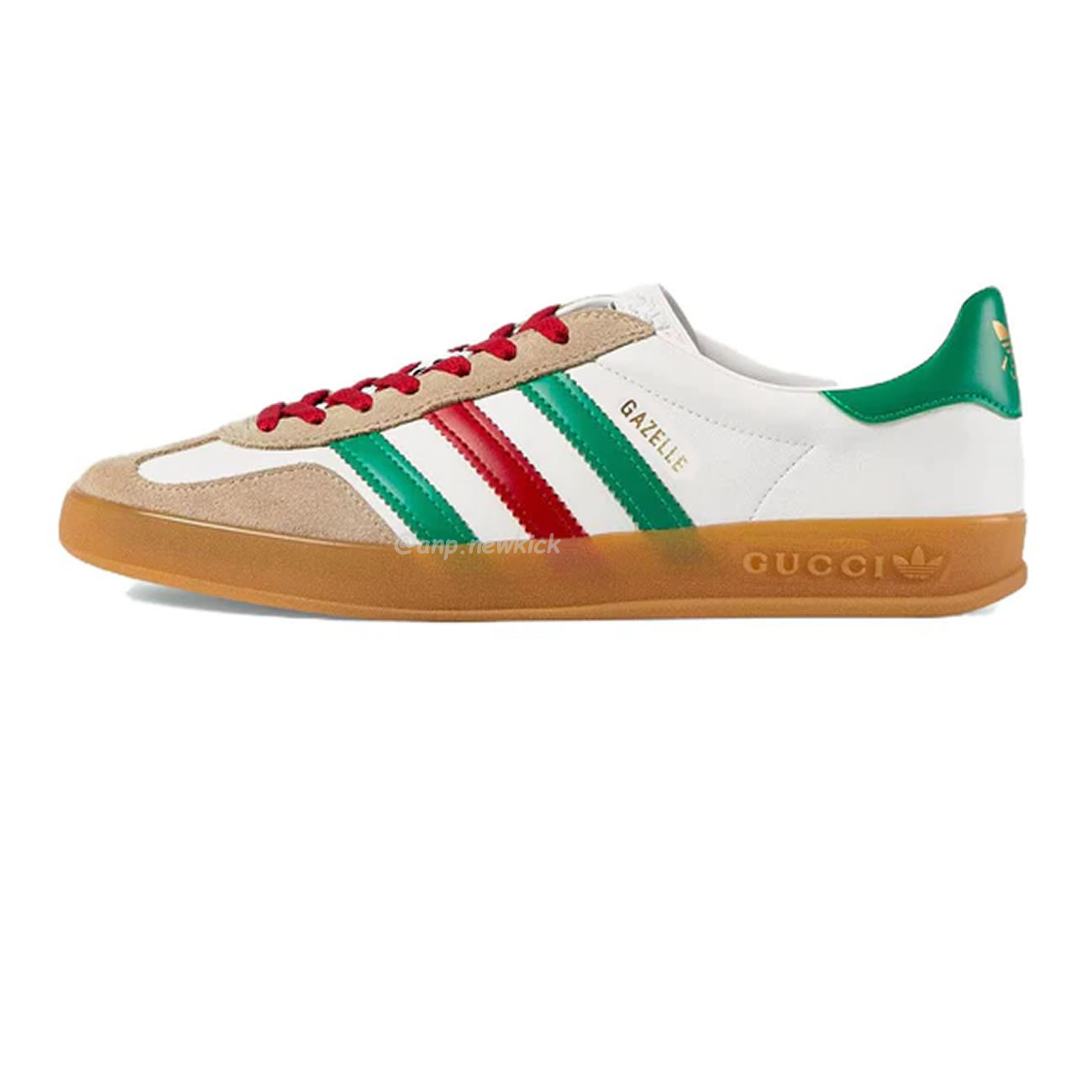 Adidas X Gucci Gazelle White Green Red 726487 Aaa43 9547 (1) - newkick.app